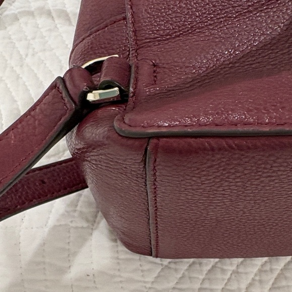 Kate Spade Jackson Burgundy Leather Backpack - Picture 13 of 16